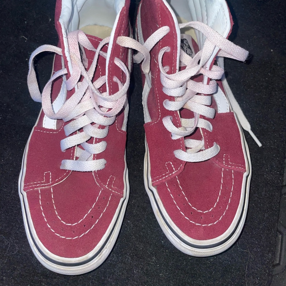 Vans Sk8-Hi High Tops Garnet/Burgundy